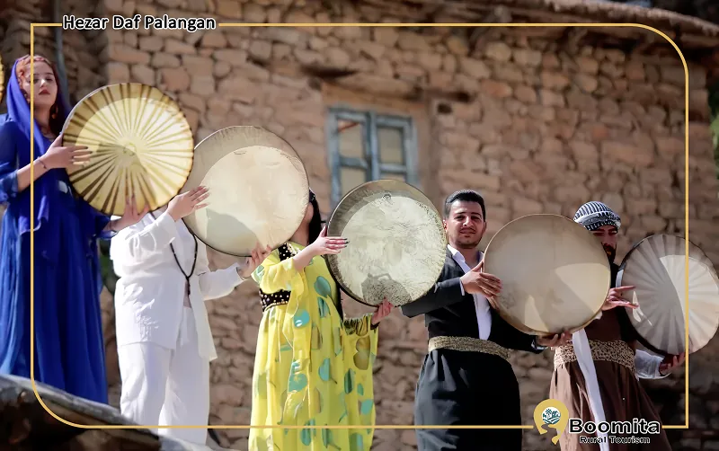 زنان و مردان دف نواز