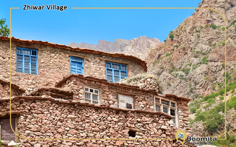 سبک معماری روستای ژیوار کردستان