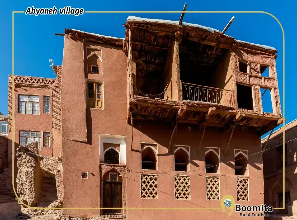 معماری روستای ابیانه