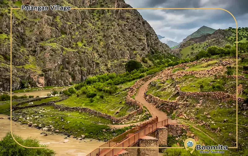 پلی تاریخی در روستای پالنگان