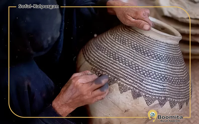 نقوش روی سفالینه ها