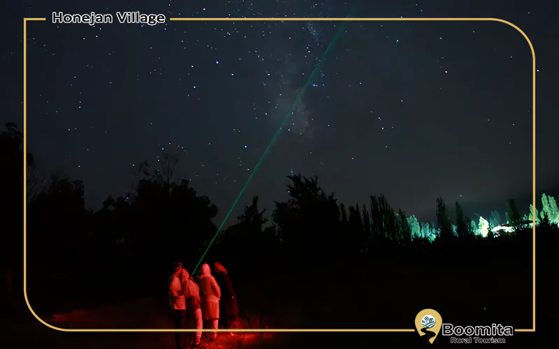 آسمان پرستاره روستای هونجان