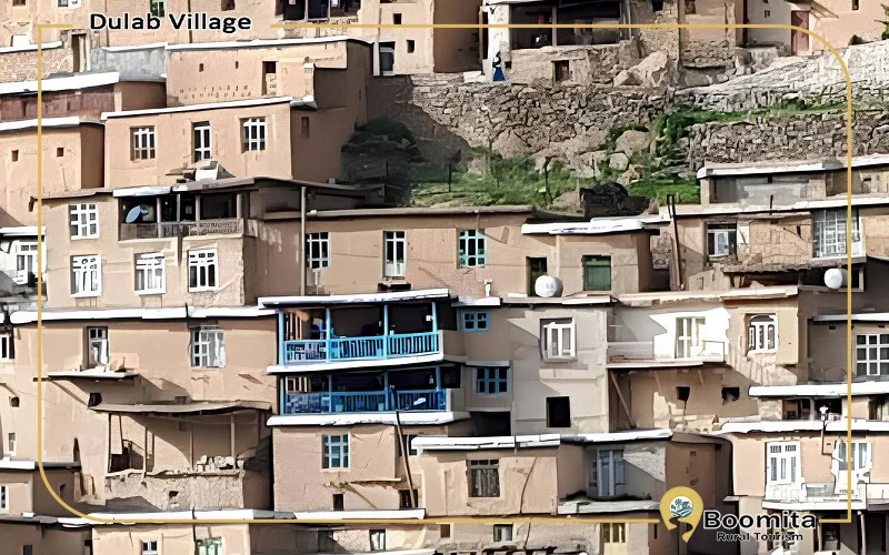 سبک معماری پلکانی روستای دولاب در کردستان