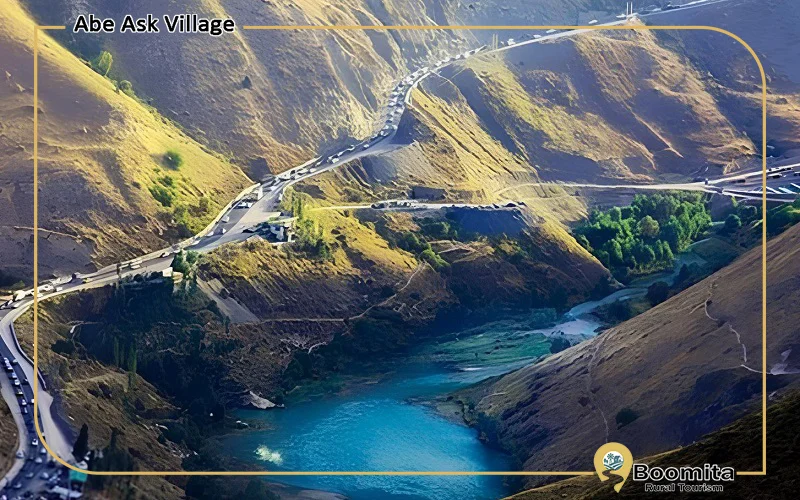 نمایی زیبا از روستا