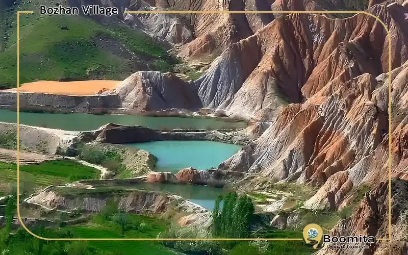 چشم انداز کوهستانی یکی از روستاهای گردشگری نیشابور
