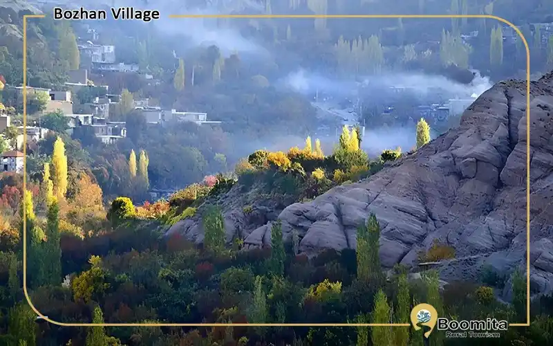 مناظر چشم نواز در روستای بوژان