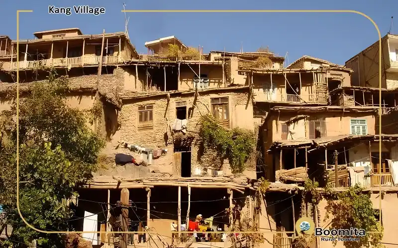 معماری پلکانی روستای کنگ