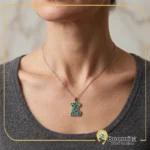 گردنبند فیروزه‌کوبی طرح E