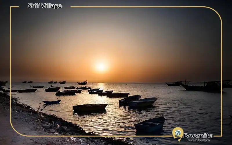 غروب خورشید در جزیره شیف