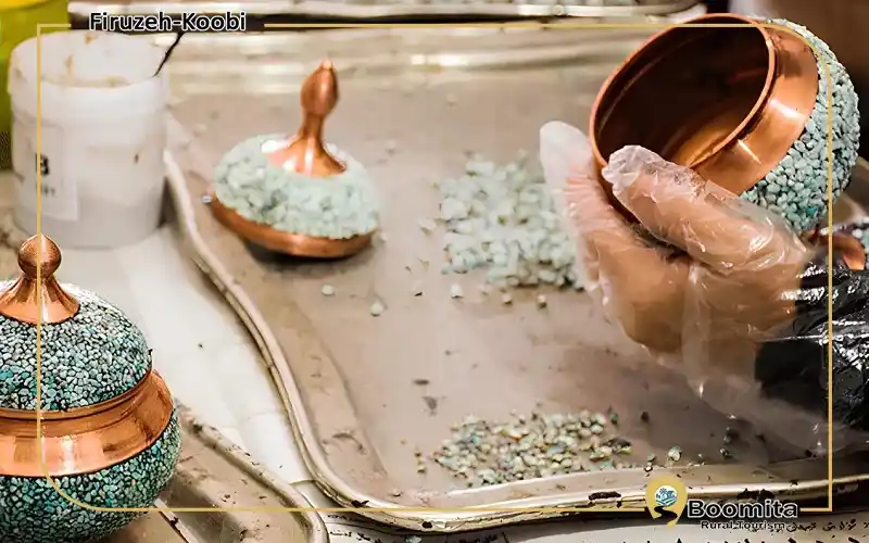 فیروزه کوبی با فیروزه نیشابور